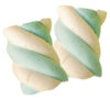 MARSHMALLOW ESTRUSO TRECCIA BIANCO-AZZURRO 100 GR